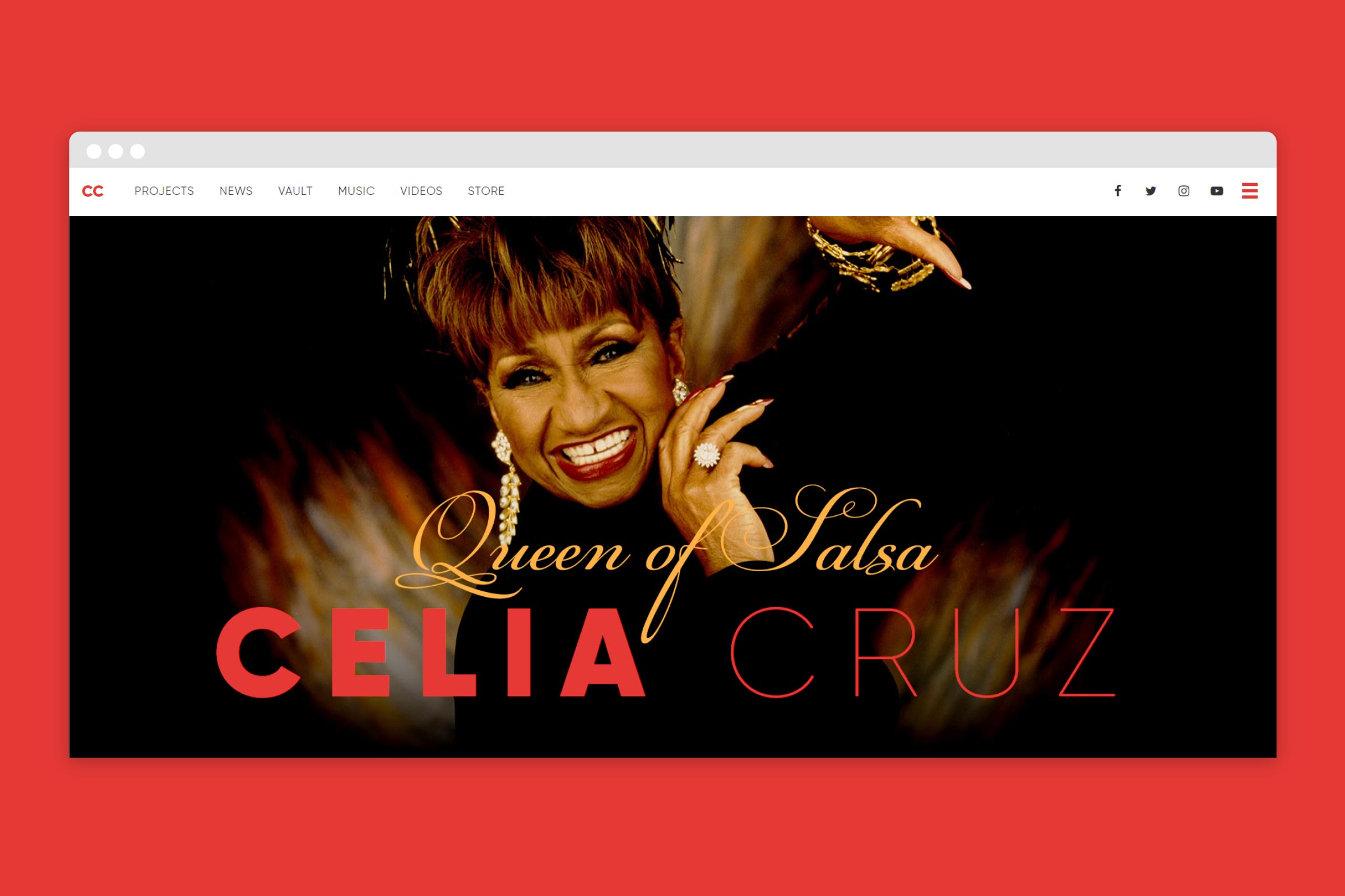 Celia Cruz Website
